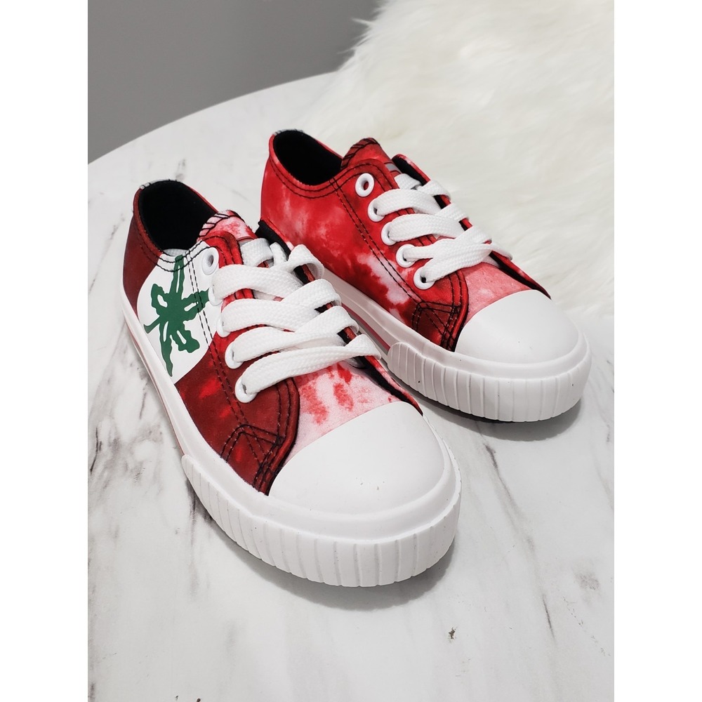 NEW Ohio State Buckeyes‎ FOCO Youth Sneakers Shoes Size 11 / 12 - Kids Boy Girl